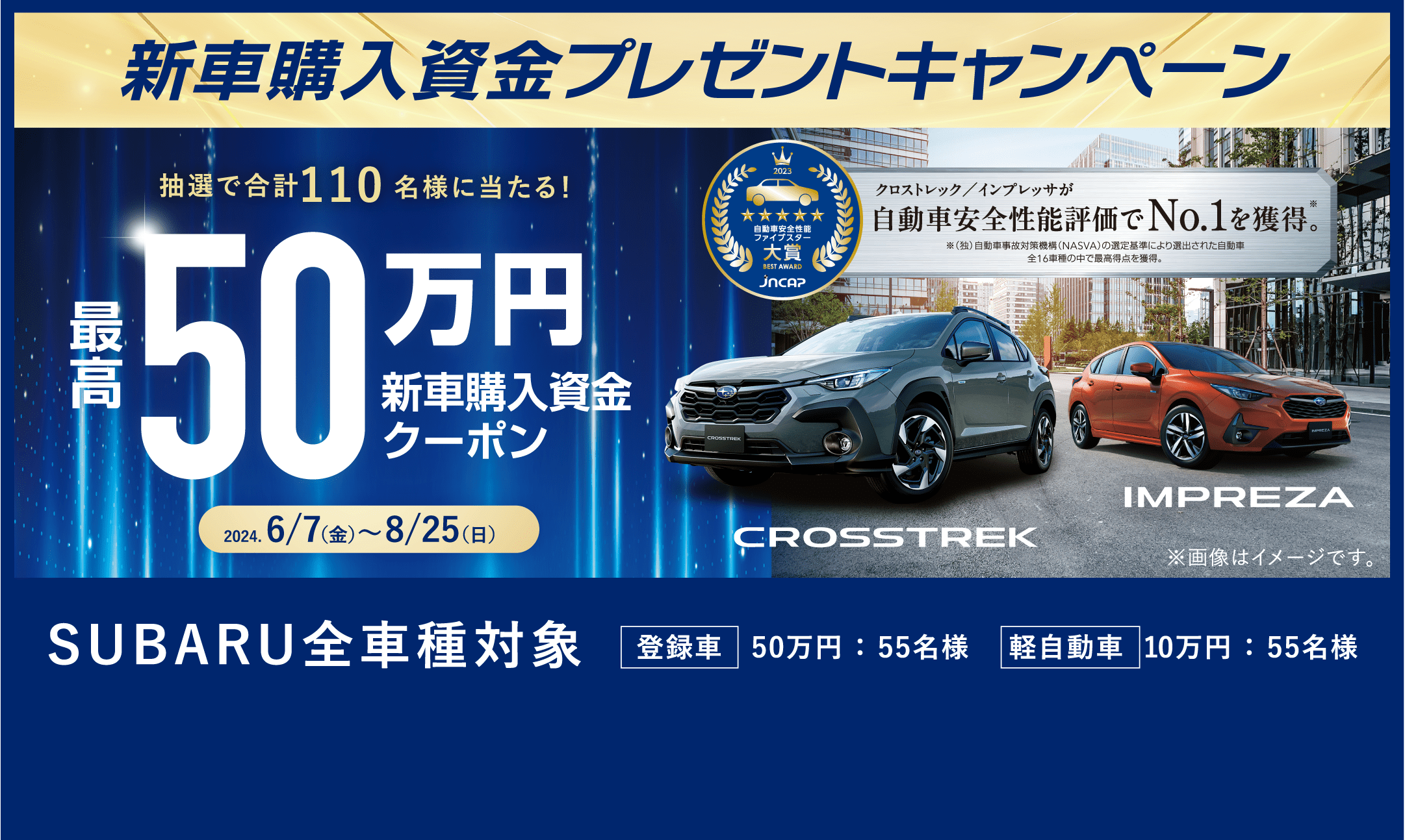 新車購入資金プレゼントキャンペーン