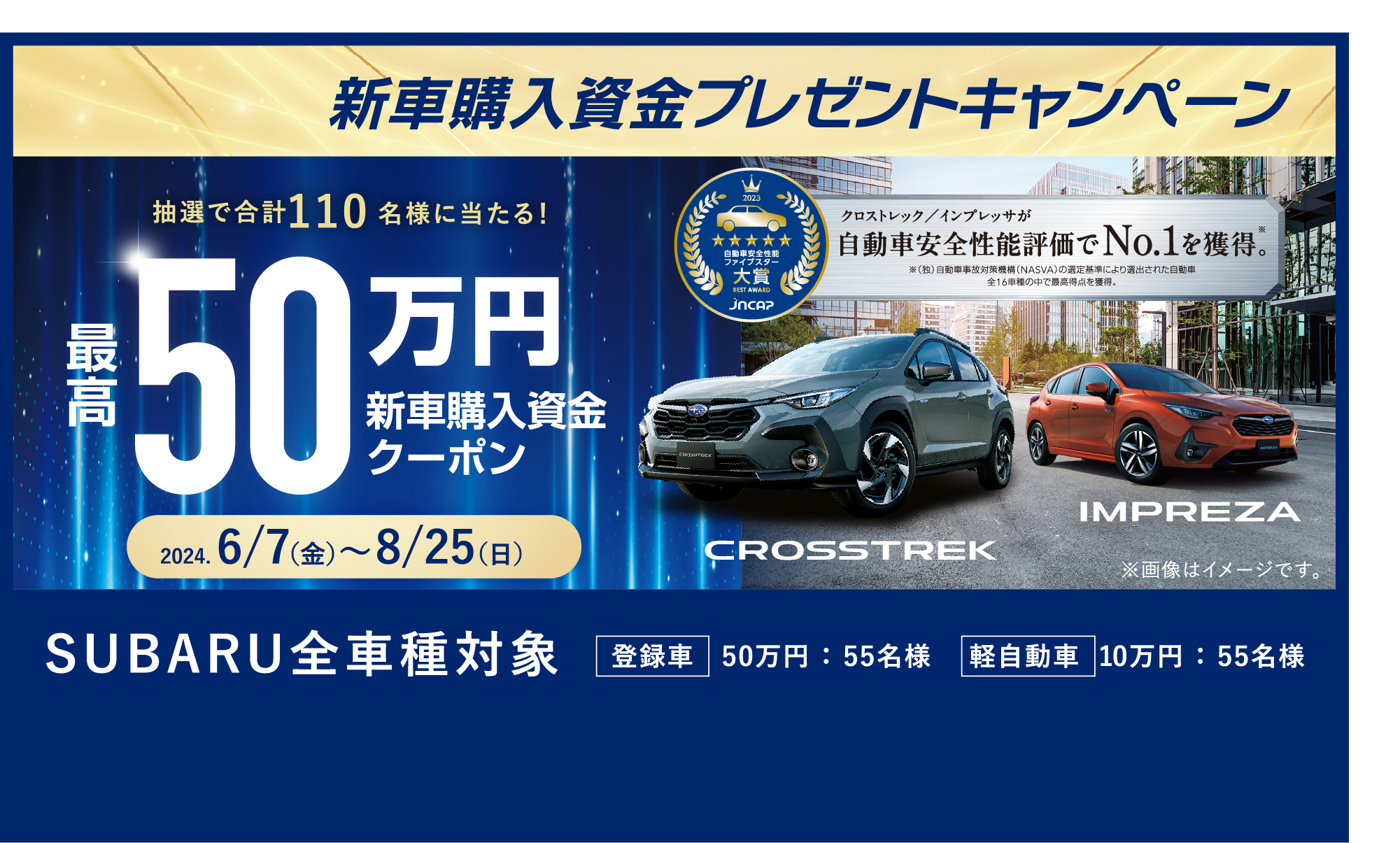 新車購入資金プレゼントキャンペーン