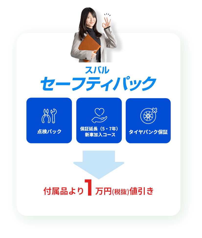 スバル セーフティパック 1万円値引き