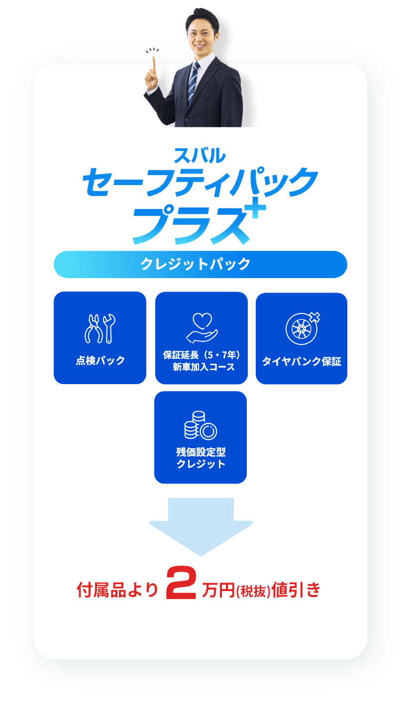 スバル セーフティパックプラス 3万円値引き